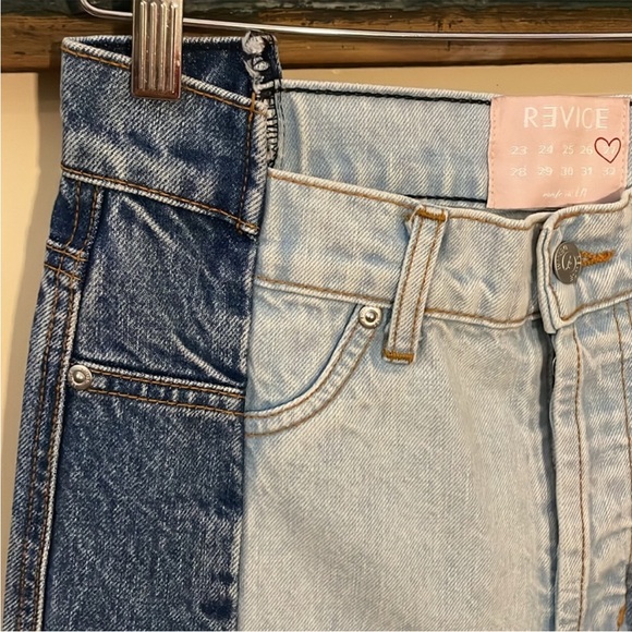 Revice Gemini Crossroads Two-Tone Cropped Jeans Size 27 - Picture 9 of 16